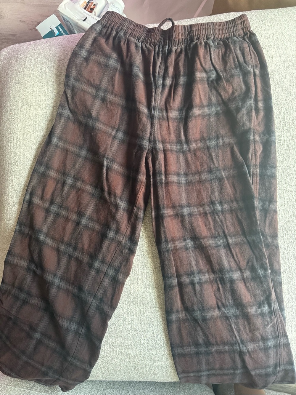 Skims plaid PJ pants